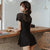 Lace Neck Cheongsam Style 3-pieces Swimsuit