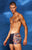 Plus Size & Quick-dry Men's Swimming Trunks with Japanese Geisha Pattern