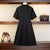 Mini robe Cheongsam moderne taille plus à motif d'opéra de Pékin