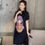 Peking-Oper-Muster Plus Size Mini modernes Cheongsam-Kleid