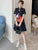 Lion Dance Pattern Plus Size Mini Modern Cheongsam Dress