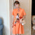 Lion Dance Pattern Plus Size Mini Modern Cheongsam Dress