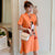 Lion Dance Pattern Plus Size Mini Modern Cheongsam Dress