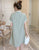 Plaids & Checks Pattern Plus Size Modern Cheongsam Dress with Lace Edge
