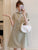 Plaids & Checks Pattern Plus Size Modern Cheongsam Dress with Lace Edge