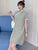 Plaids & Checks Pattern Plus Size Modern Cheongsam Dress with Lace Edge