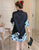 Robe Cheongsam Moderne à Manches Trompette