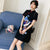 Short Sleeve Mandarin Collar Plus Size Modern Cheongsam Dress