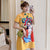 Peking-Oper-Druck Mandarin-Kragen Plus Size Modernes Cheongsam-Kleid