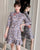 Plus Size Knee-length Modern Cheongsam Floral Day Dress