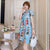 Plus Size Kimono Damen Muster Modernes Cheongsam Tageskleid