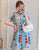 Plus Size Kimono Women Pattern Modern Cheongsam Day Dress