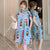 Robe de jour Cheongsam moderne à motif kimono pour femmes de grande taille