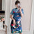 Plus Size Short Sleeve Modern Cheongsam Day Dress
