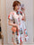 Plus Size Kimono Women Pattern Modern Cheongsam Day Dress