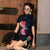 Mulan Print Modern Cheongsam Chic Mini Dress