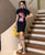 Mulan Print Modern Cheongsam Chic Mini Dress
