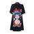 Beijing Opera Print Modern Cheongsam Chic A-line Dress