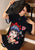 Beijing Opera Print Modernes Cheongsam Chic A-Linien Kleid