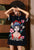 Beijing Opera Print Modern Cheongsam Chic A-line Dress