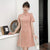 Plaids & Checks Modern Cheongsam Chic Plus Size A-Line Dress