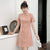 Plaids & Checks Modern Cheongsam Chic Plus Size A-Line Dress