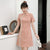 Plaid e quadri Modern Cheongsam Chic Plus Size A-Line Dress