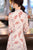 Half Sleeve Floral Cheongsam Chic Chinese Dress Plus Size
