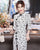 Half Sleeve Open Front Floral Cheongsam Chinese Dress Plus Size