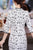 Half Sleeve Open Front Floral Cheongsam Chinese Dress Plus Size