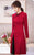 Long Sleeve Floral Lace Cheongsam Chic Chinese Dress Plus Size