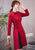 Long Sleeve Floral Lace Cheongsam Chic Chinese Dress Plus Size