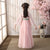 Trumpet Sleeve Floral Embroidery Girl's Han Chinese Costume Princess Dress