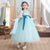 Halbarm Blumenstickerei Mädchen Han Chinese Kostüm Prinzessin Kleid