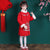 Auspicious Embroidery Chinese Style Girl's Wadded Coat