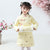 Floral Girl's Cheongsam Wadded Traditional Chinese Dress