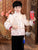 Brocade Fur Collar Chinese Style Boy's Wadded Suit