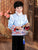 Brocade Fur Collar Chinese Style Boy's Wadded Suit