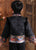 Wattierter Anzug für Jungen im traditionellen chinesischen Stil mit Brokat-Pelzkragen
