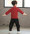 Carp Pattern Signature Cotton Kid's Kung-fu Suit Traditional Chinese Suit