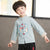 Costume de Kung-fu pour enfant en coton à motif de carpe Costume chinois traditionnel