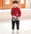 Cranes Embroidery Signature Cotton Kid's Kung-fu Suit Traditional Chinese Suit