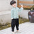 Kung-Fu-Anzug für Kinder aus Baumwolle mit Kranich-Stickerei Traditioneller chinesischer Anzug