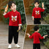 Tiger Head Embroidery Kid's Kung-fu Suit Traditional Chinese Suit