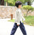 Chinese Words Embroidery Kid's Kung-fu Suit Traditional Chinese Suit