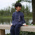 Costume de Kung-fu pour enfants avec broderie de mots chinois Costume chinois traditionnel