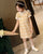 Chinesisches Cheongsam-Kleid mit Plaids & Karos für Kinder mit Spitzenkante