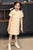 Chinesisches Cheongsam-Kleid mit Plaids & Karos für Kinder mit Spitzenkante