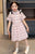 Lapel Collar Cheongsam Top Plaids & Checks Pattern Girl's Chinese Dress