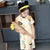 Chinese Fans Pattern Kid's Cheongsam Chinese Dress